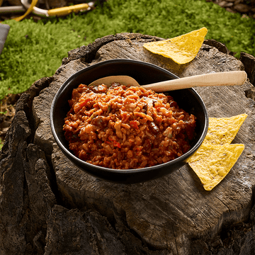 Veganes Gemüse Chili mit Reis – würziges Chili mit Paprika, Bohnen und Reis