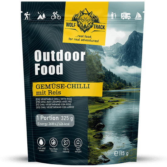 Gemüse Chili mit Reis – veganes Chili mit Bohnen, Gemüse und lockerem Reis