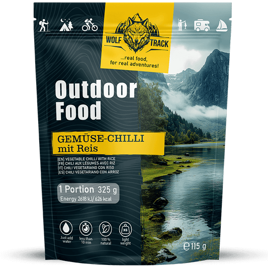 Gemüse Chili mit Reis – veganes Chili mit Bohnen, Gemüse und lockerem Reis