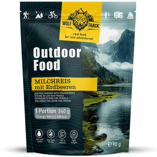 Milchreis mit Erdbeeren – cremiger Milchreis mit fruchtigen Erdbeerstücken