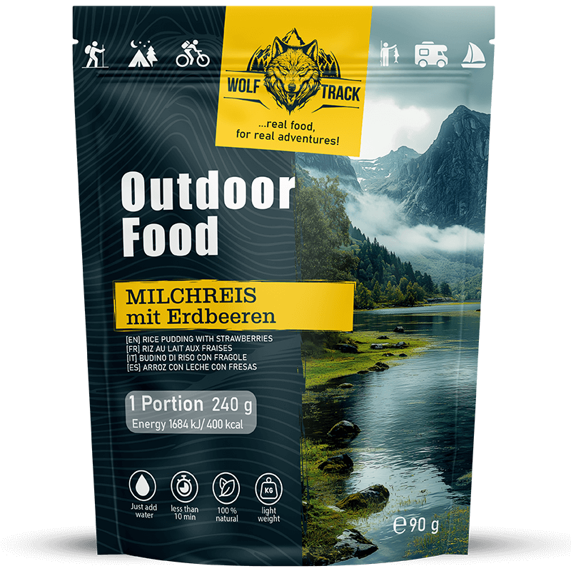 Milchreis mit Erdbeeren – cremiger Milchreis mit fruchtigen Erdbeerstücken