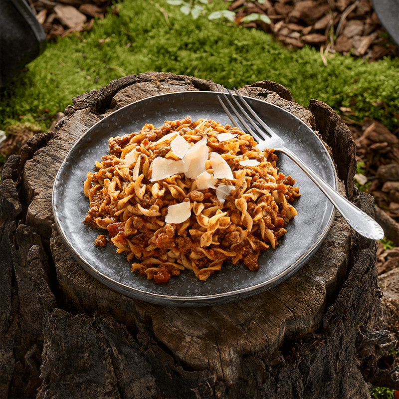 Herzhafte Pasta Bolognese – Rinderhackfleisch mit Tomatensauce und Pasta